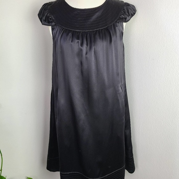 NAVE | 100% SILK BLACK DRESS - Picture 10 of 13